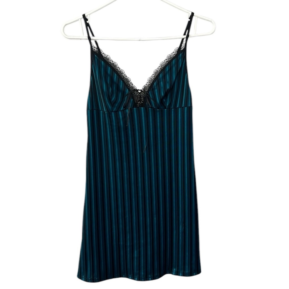Arianne Babydoll Lingerie Camisole Slip Women’s Size Large Turquoise